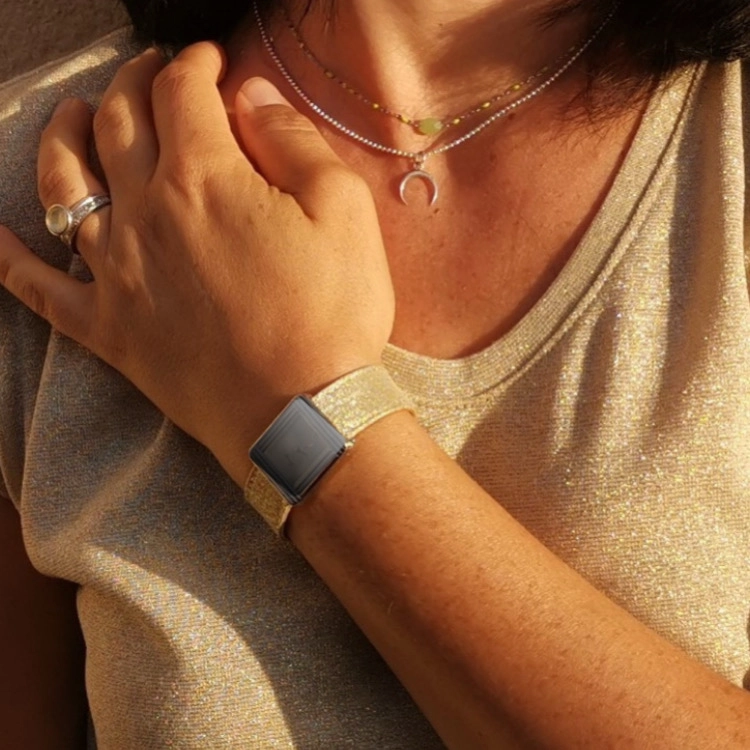 Bracelet lanière tissus pour montre Poiray ou OJ Perrin