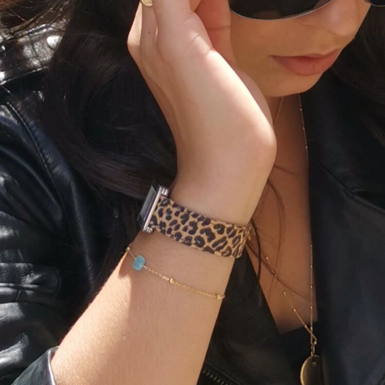 Bracelet lanière tissus pour montre Poiray ou OJ Perrin