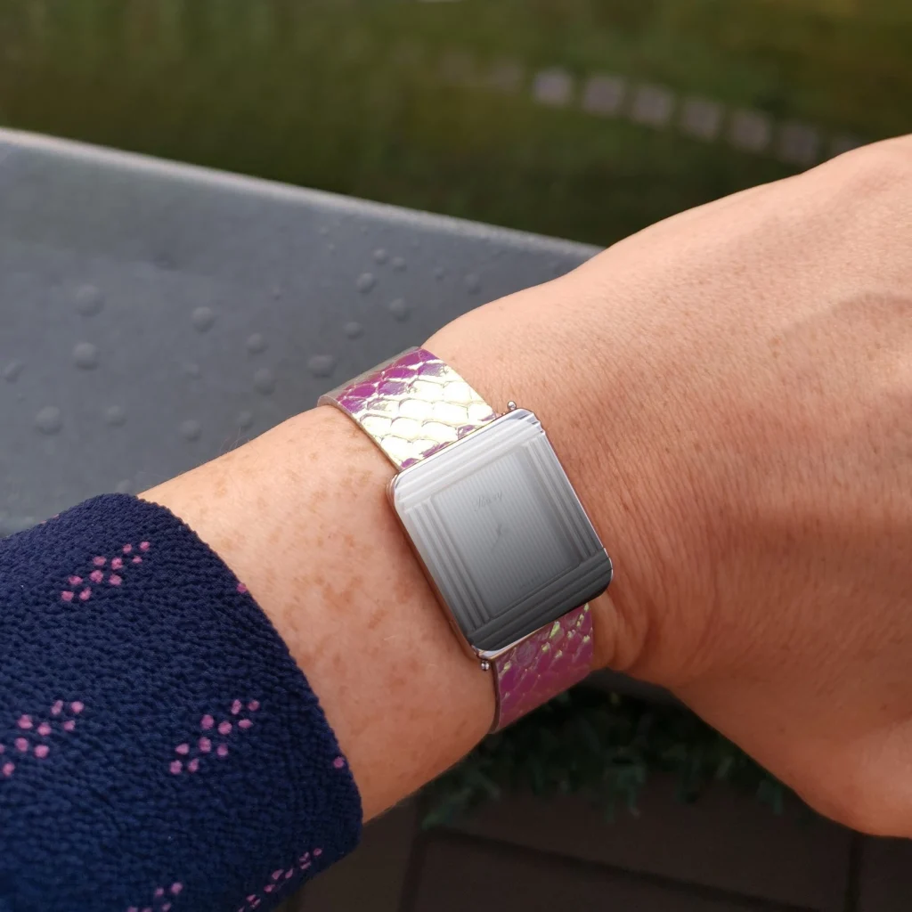 Bracelet lanière cuir pour montre Poiray ou OJ Perrin