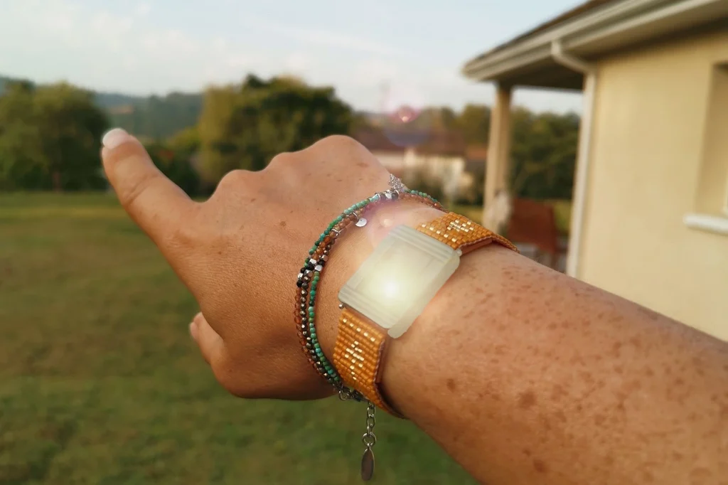 Bracelet lanière perles tissé en perles Miyuki pour montre Poiray ou OJ Perrin