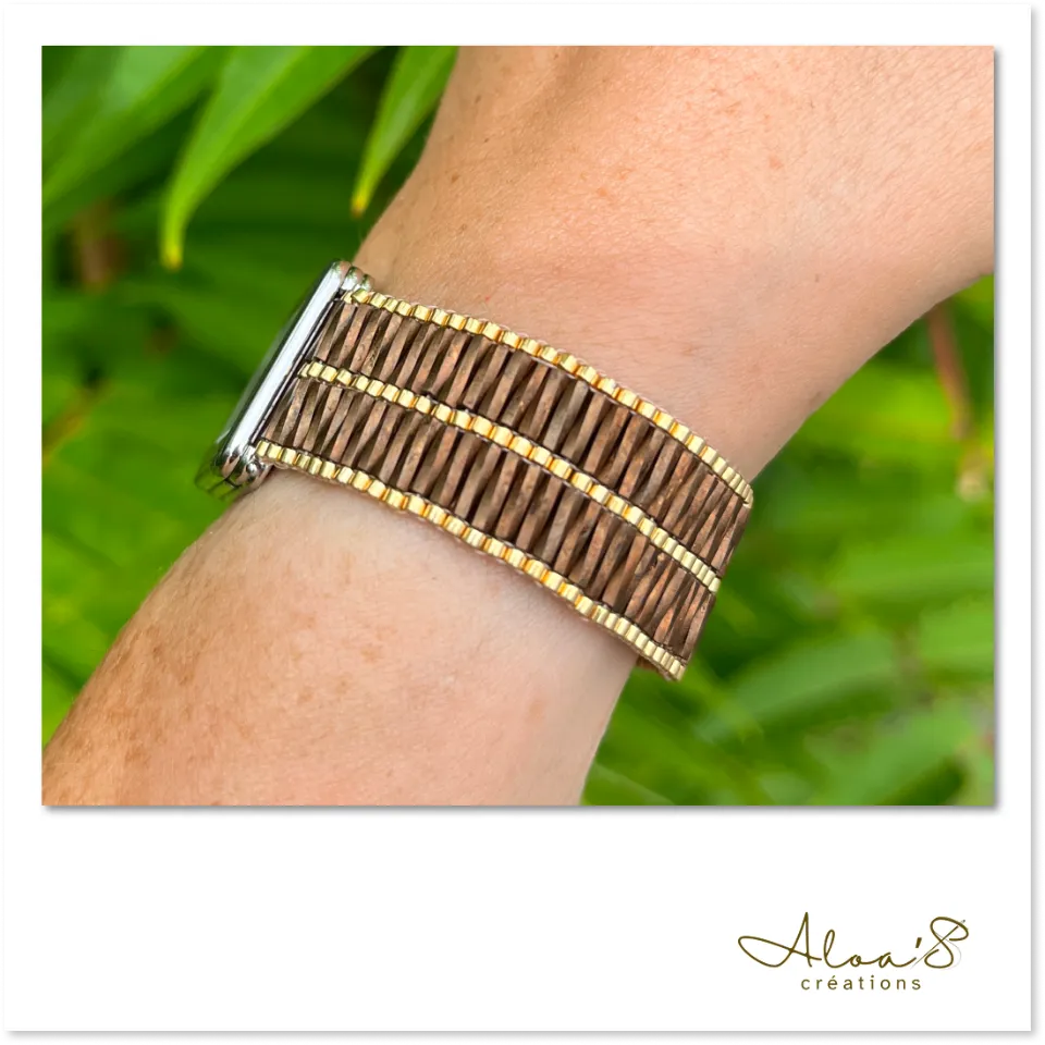 Bracelet lanière perles “Twisttle”