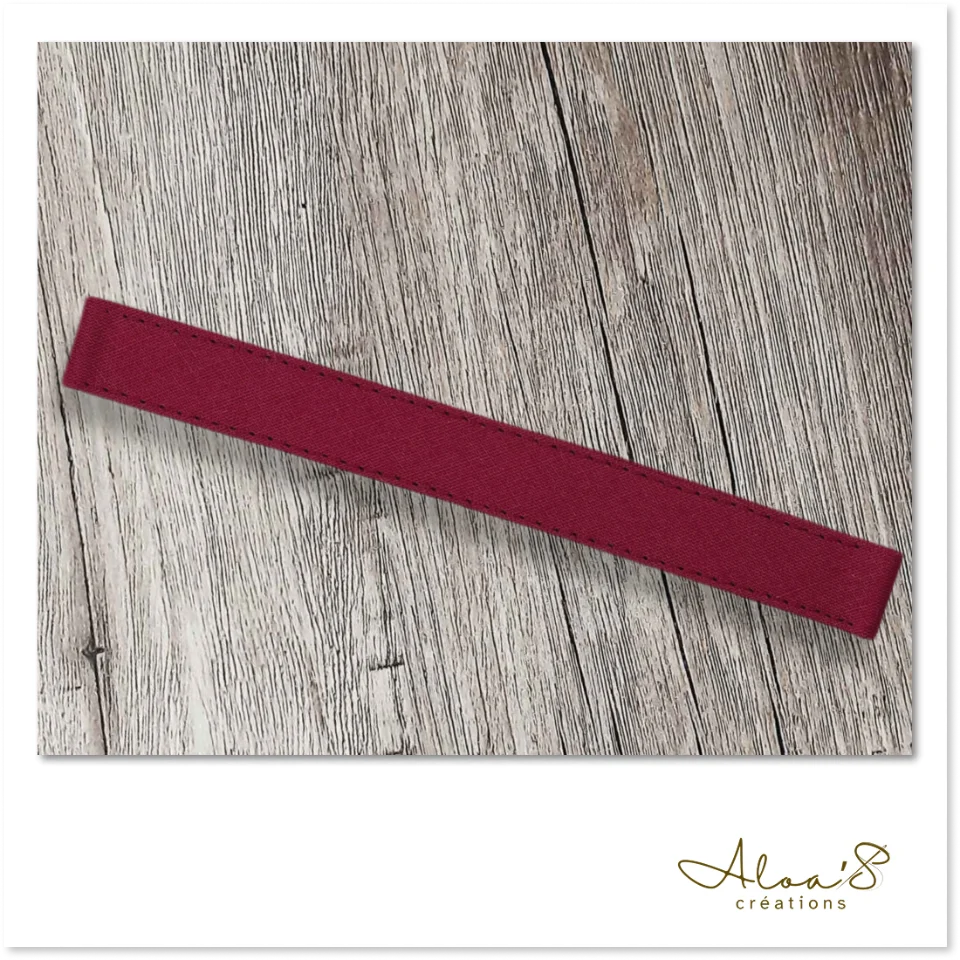 Bracelet lanière tissus personnalisable pour montre Poiray ou OJ Perrin