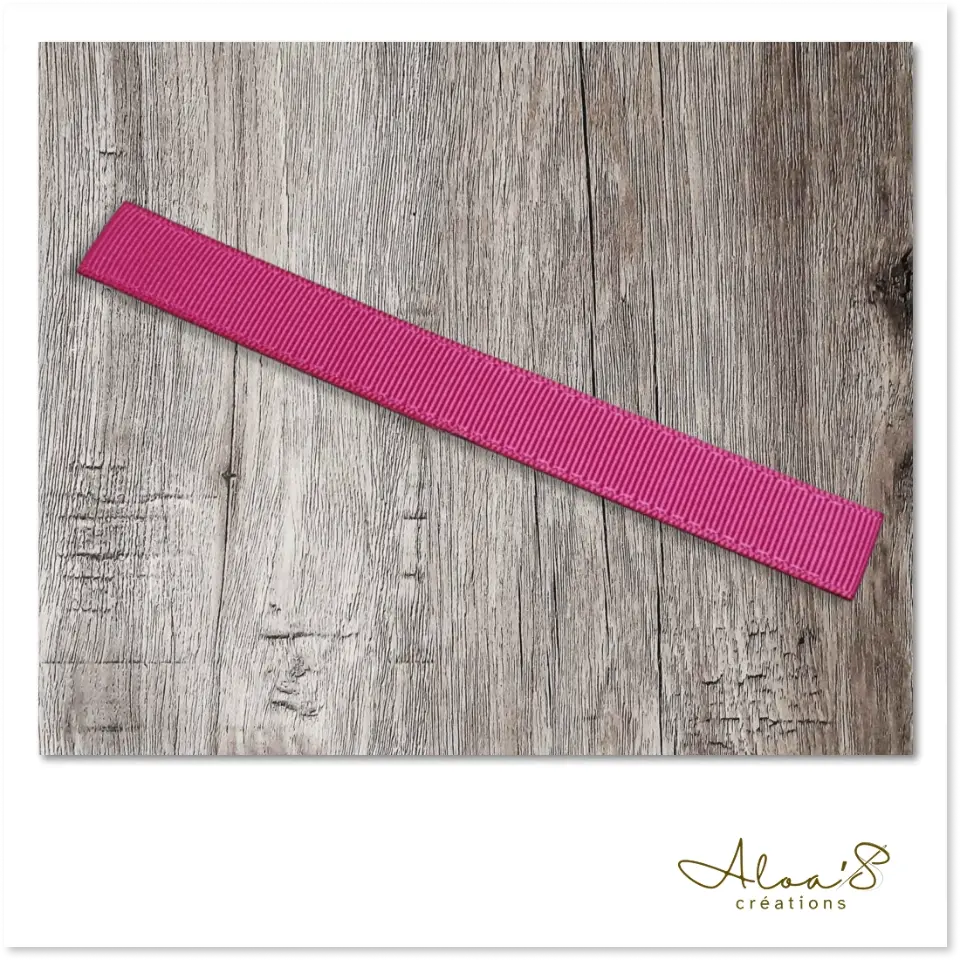 Bracelet de montre Poiray en satin gros grain
