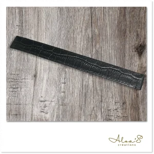 Bracelet lanière cuir pour montre Poiray ou OJ Perrin