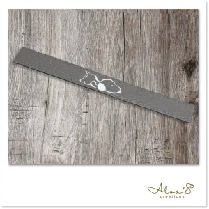 Bracelet lanière cuir pour montre Poiray ou OJ Perrin