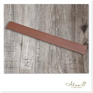 Bracelet lanière cuir pour montre Poiray ou OJ Perrin