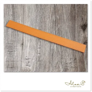 Bracelet lanière cuir pour montre Poiray ou OJ Perrin