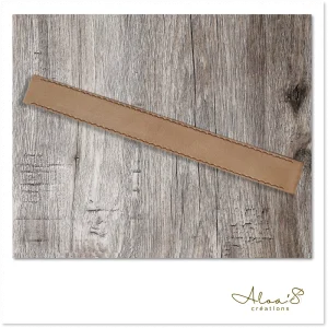 Bracelet lanière cuir pour montre Poiray ou OJ Perrin