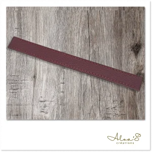 Bracelet lanière cuir pour montre Poiray ou OJ Perrin