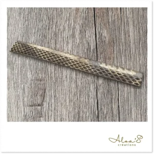 Bracelet lanière python naturel pour montre Poiray ou OJ Perrin
