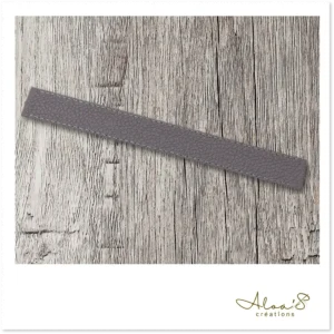 Bracelet lanière cuir brun pour montre Poiray ou OJ Perrin