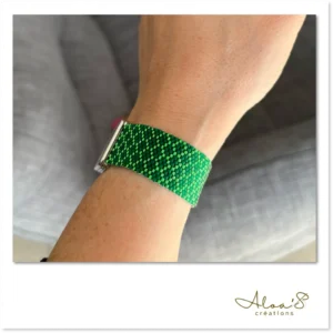 Bracelet montre en perles pour montre Poiray ou OJ Perrin