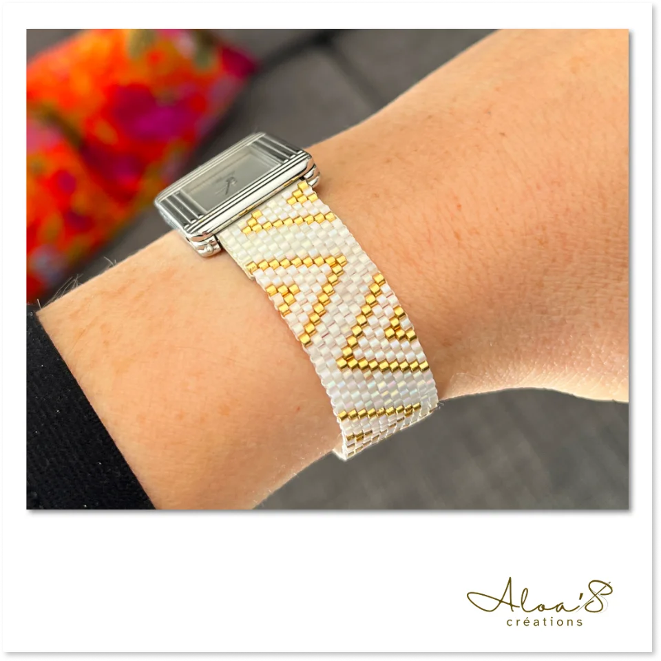 Bracelet lanière perles “Mattéus”