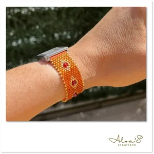 Bracelet de montre en perles pour montre Poiray ou OJ Perrin
