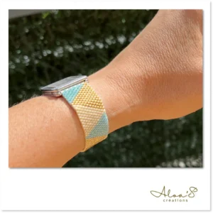 Bracelet de montre en perles pour montre Poiray ou OJ Perrin