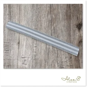 Bracelet lanière tissu à rayure pour montre Poiray ou OJ Perrin