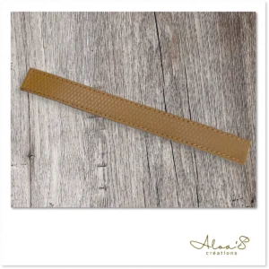 Bracelet lanière cuir pour montre Poiray ou OJ Perrin