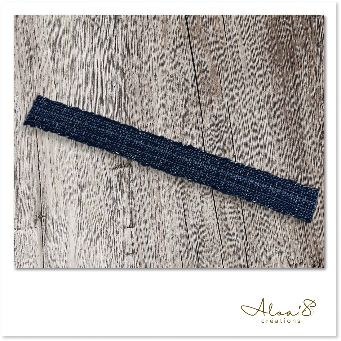 Bracelet lanière tissus pour montre Poiray ou OJ Perrin