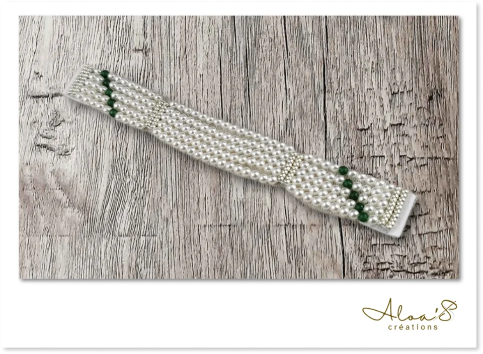 Bracelet de montre personnalisé en perles pour montre Poiray ou OJ Perrin