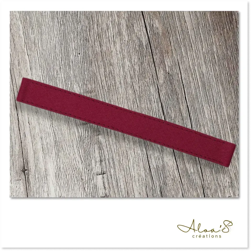 Bracelet lanière tissus personnalisable pour montre Poiray ou OJ Perrin