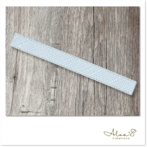 Bracelet lanière cuir blanc pour montre Poiray ou OJ