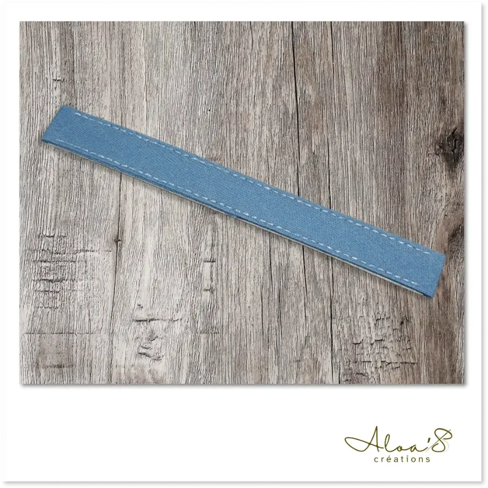 Bracelet lanière tissus personnalisable pour montre Poiray ou OJ Perrin