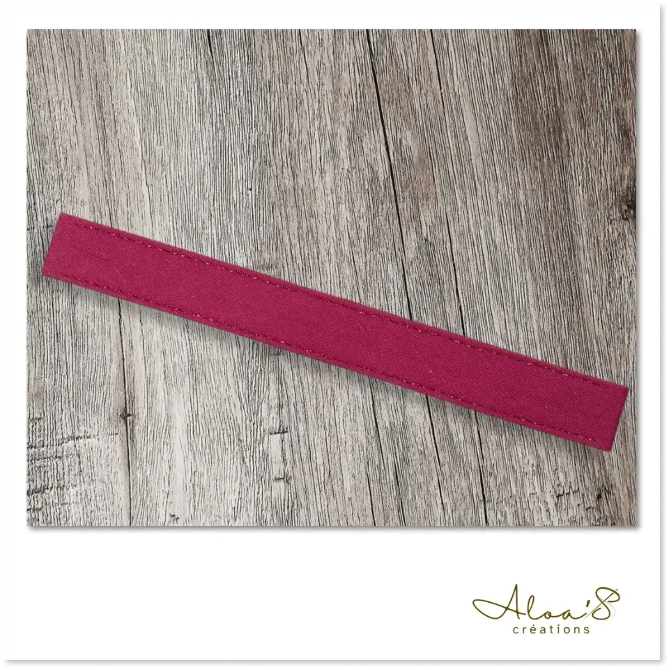 Bracelet lanière tissus personnalisable pour montre Poiray ou OJ Perrin