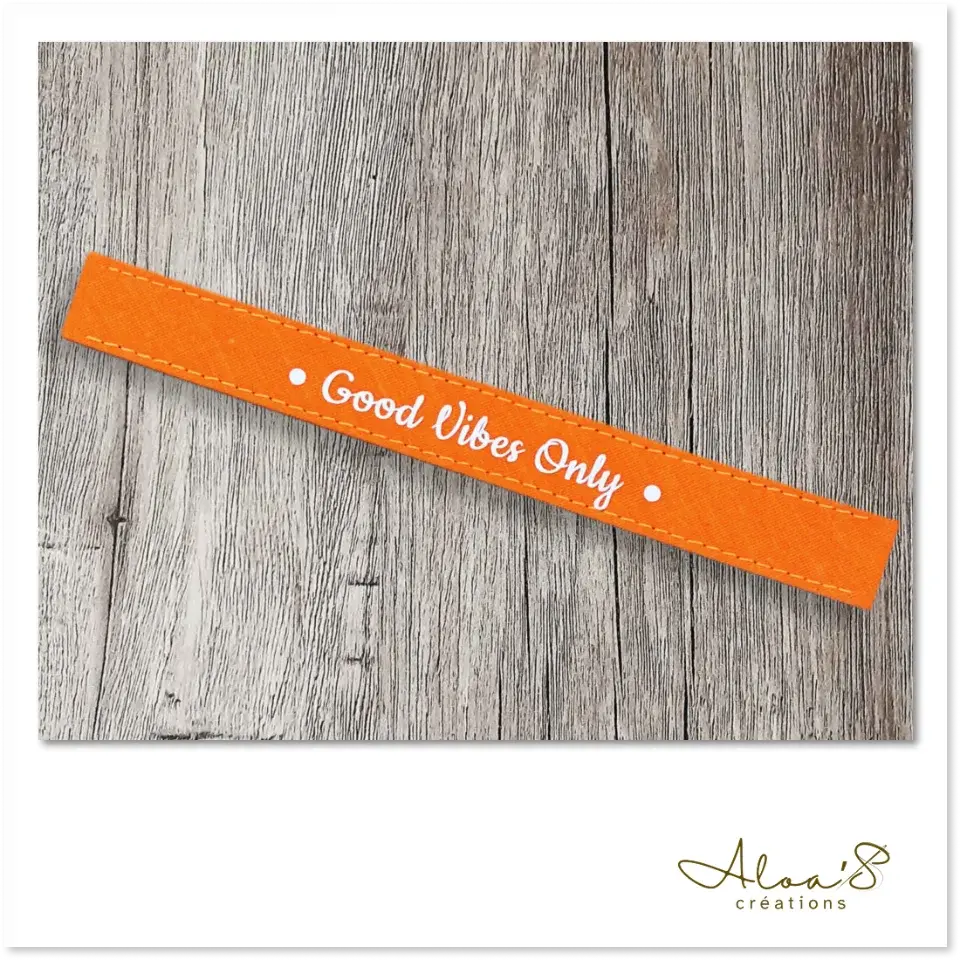 Bracelet lanière tissus personnalisable pour montre Poiray ou OJ Perrin