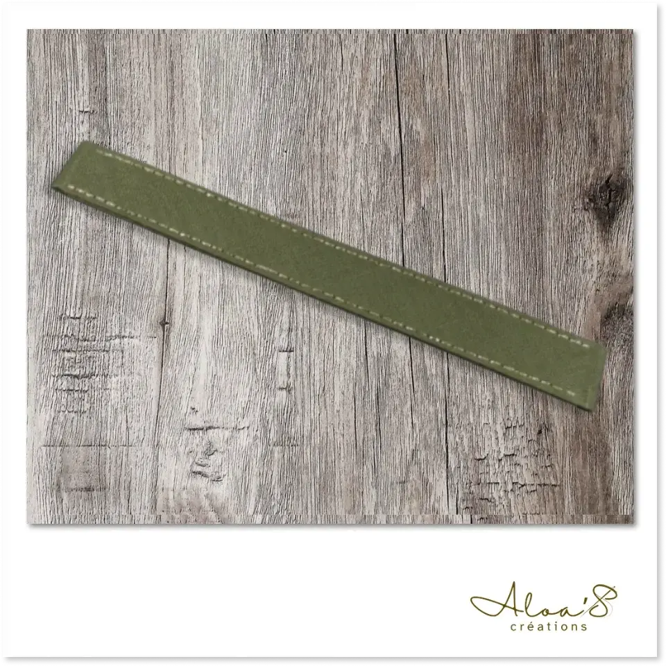 Bracelet lanière tissus personnalisable pour montre Poiray ou OJ Perrin