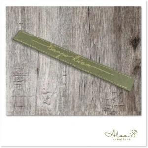 Bracelet lanière tissus personnalisable pour montre Poiray ou OJ Perrin