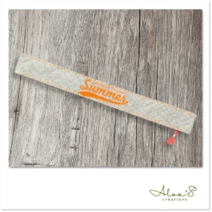 Bracelet lanière tissus personnalisable pour montre Poiray ou OJ Perrin