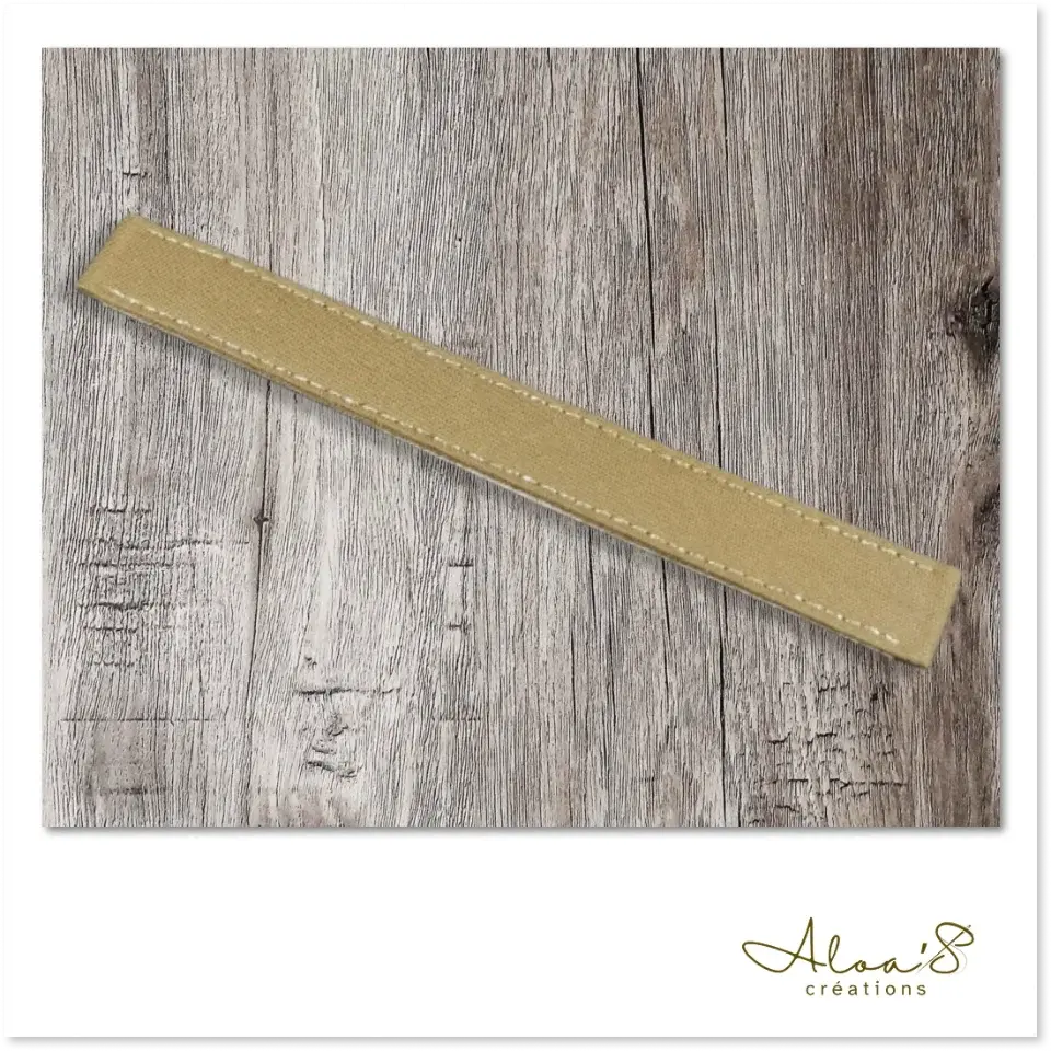Bracelet lanière tissus personnalisable pour montre Poiray ou OJ Perrin