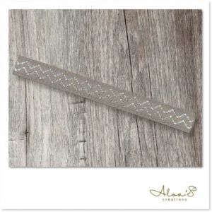 Bracelet lanière tissu imprimé pour montre Poiray ou OJ Perrin