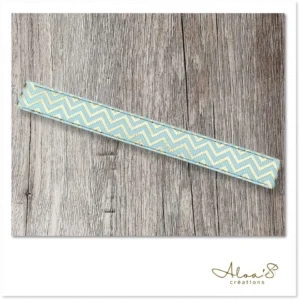 Bracelet lanière tissu imprimé pour montre Poiray ou OJ Perrin