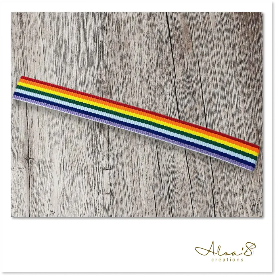 Bracelet lanière tissu à rayure pour montre Poiray ou OJ Perrin