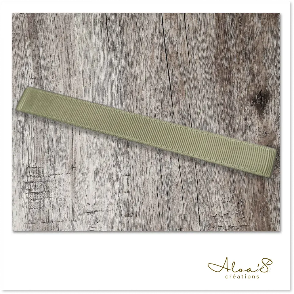 Bracelet de montre Poiray en satin gros grain