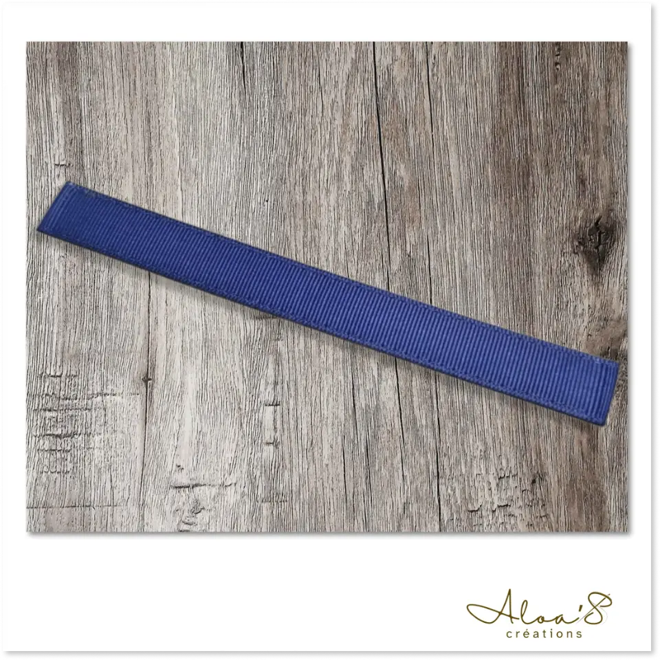 Bracelet de montre Poiray en satin gros grain