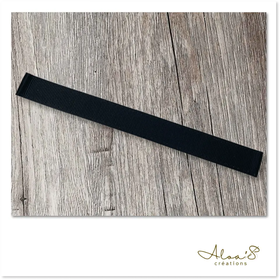 Bracelet de montre Poiray en satin gros grain