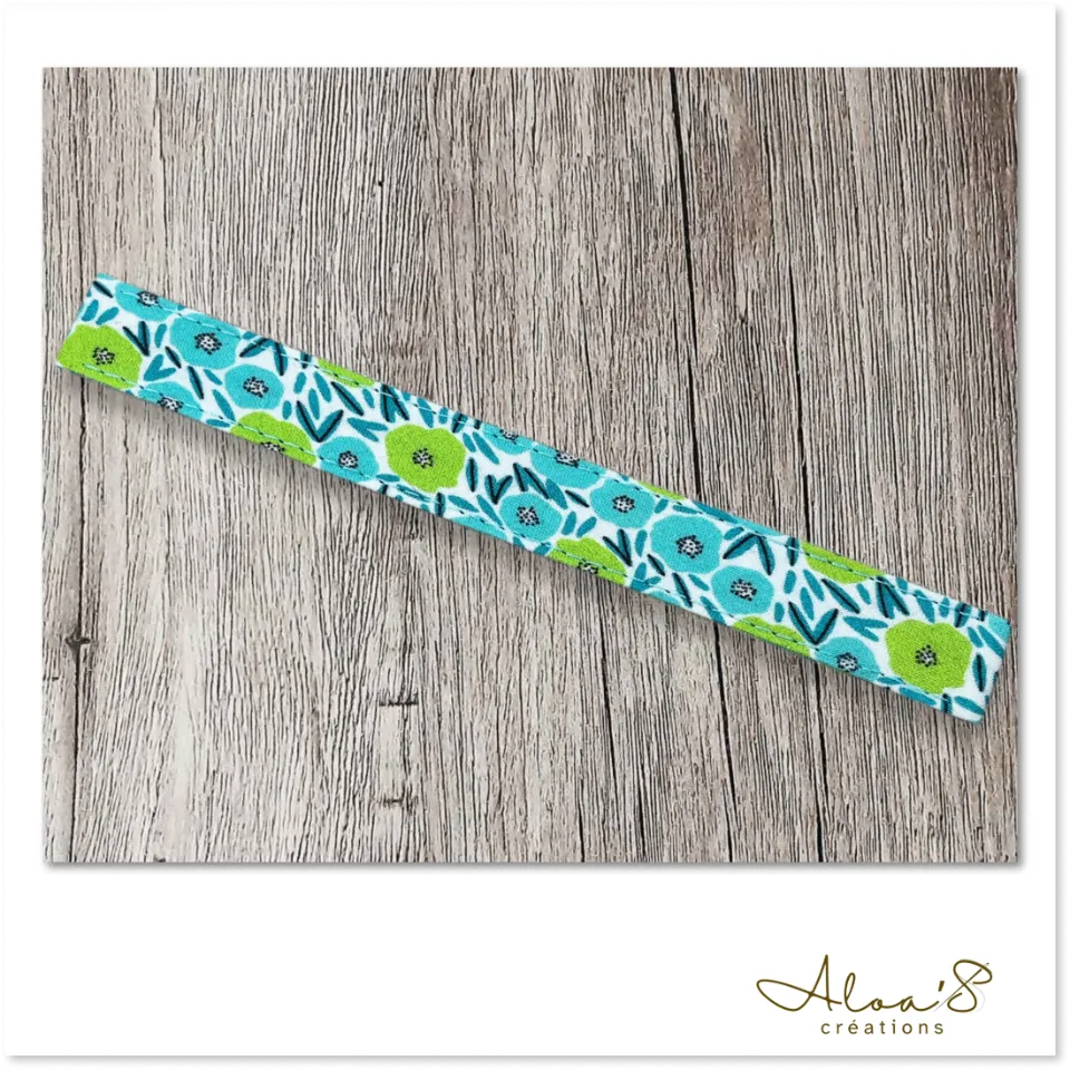 Bracelet lanière tissus liberty personnalisable pour montre Poiray ou OJ Perrin
