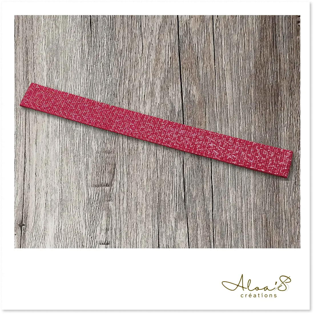 Bracelet lanière tissus pour montre Poiray ou OJ Perrin