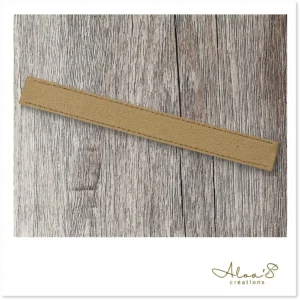 Bracelet lanière cuir brun pour montre Poiray ou OJ Perrin