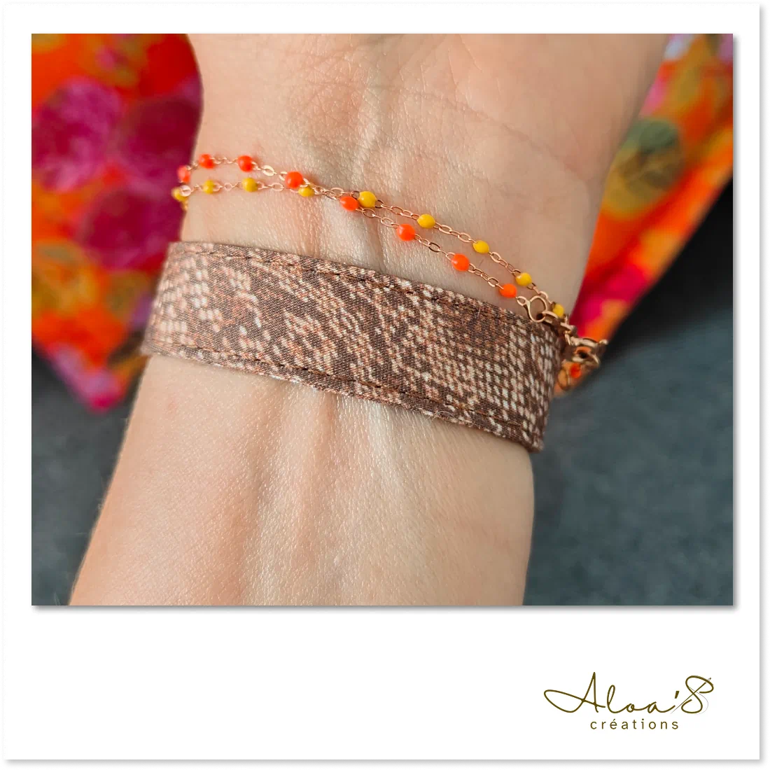 Bracelet lanière Kaa