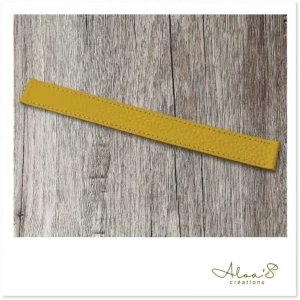 Bracelet lanière cuir pour montre Poiray ou OJ Perrin