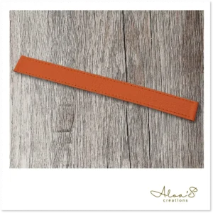 Bracelet lanière cuir pour montre Poiray ou OJ Perrin