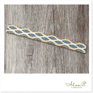 Bracelet lanière tissu imprimé pour montre Poiray ou OJ Perrin