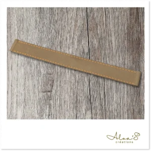 Bracelet lanière cuir pour montre Poiray ou OJ Perrin