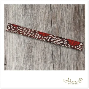 Bracelet lanière tissu imprimé pour montre Poiray ou OJ Perrin