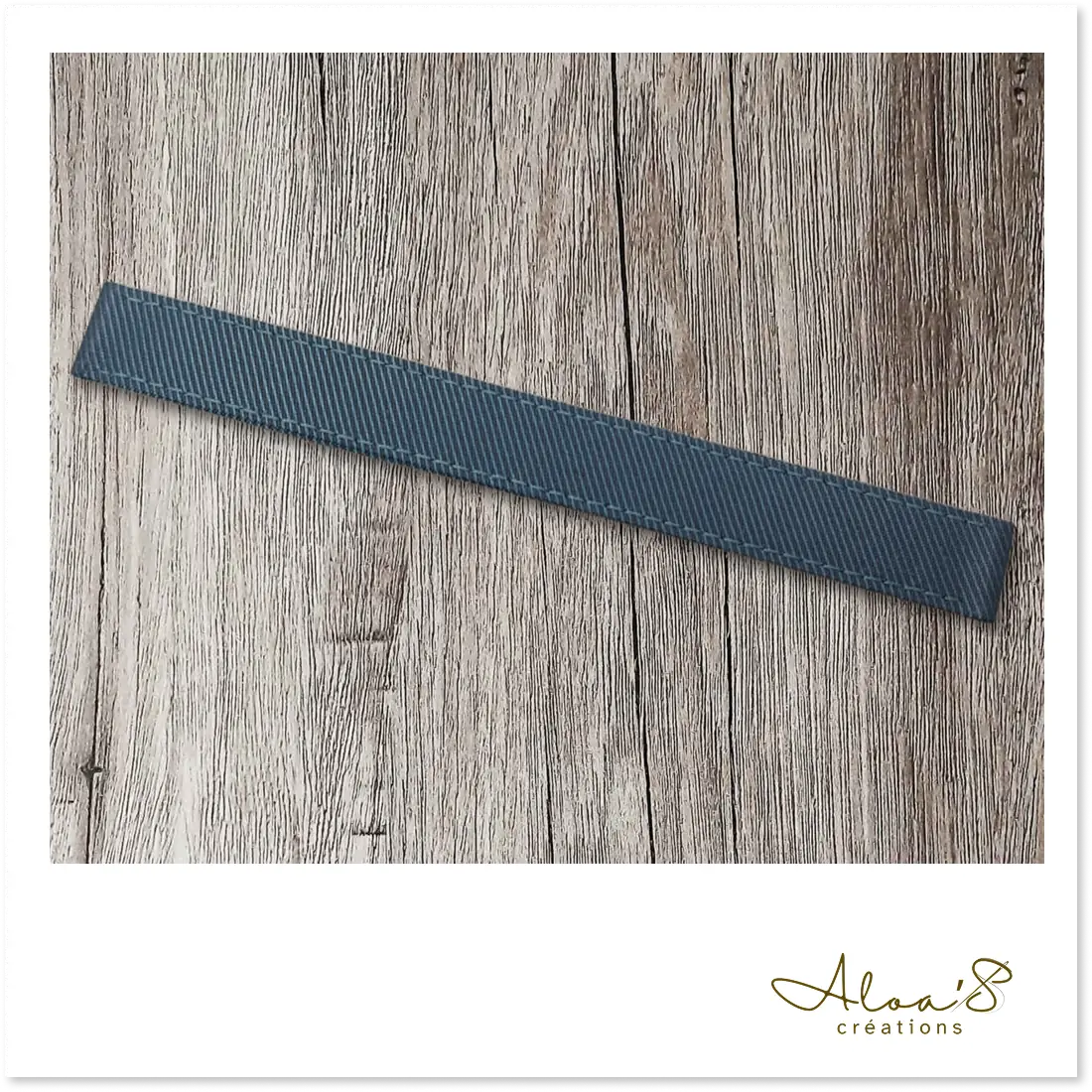 Bracelet lanière tissu satiné pour montre Poiray ou OJ Perrin