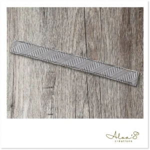 Bracelet lanière tissu satiné pour montre Poiray ou OJ Perrin