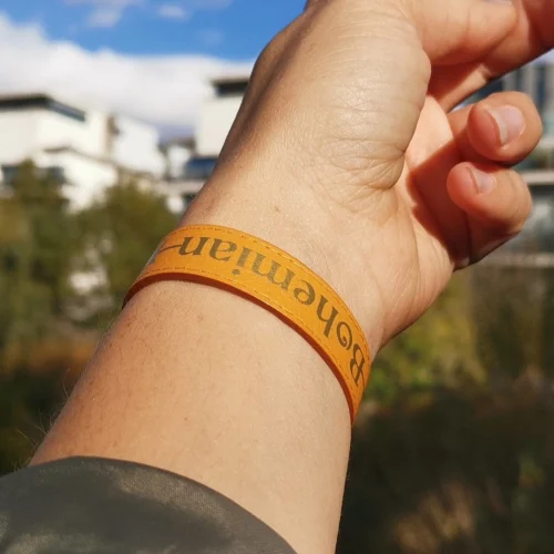 Bracelet lanière cuir pour montre Poiray ou OJ Perrin